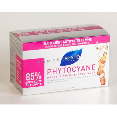 Phyto Phytocyane Soin Antichute Stimulateur de Croissance 12 x 7,5 ml