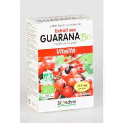Biotechnie Extrait sec de Guarana Bio 60 Comprimés