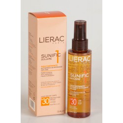 Lierac Sunific 1 Solaire Huile Satinante Activatrice de Bronzage Spf 30 125 ml