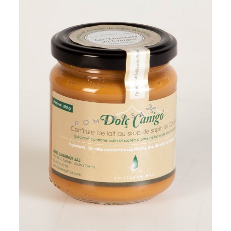 Dolç Canigo Confiture de Lait au Sirop de Sapin du Canigou 250 gr