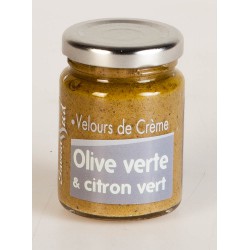 Velours de Crème Olive Verte et Citron Vert 95 Gr