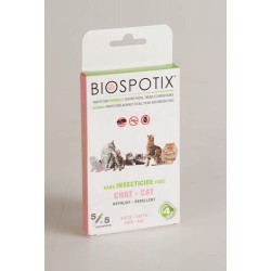 Biospotix Pipettes Anti-Puces Anti-Tiques Chat X 5