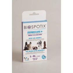 Biospotix Dermocare + 3 Pipettes Grand Chien + 20 kg