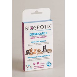 Biospotix Dermocare + 3 Pipettes Petit et Moyen Chien -20 Kg