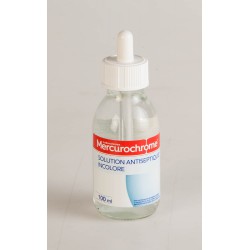 Mercurochrome Solution Antiseptique Incolore 100 ml