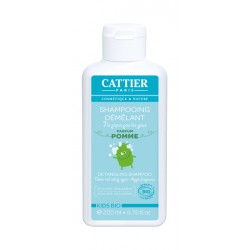 Cattier Shampooing Enfant Démêlant Parfum Pomme 200 ml