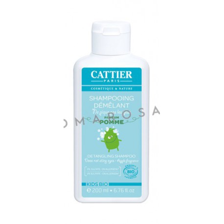 Cattier Shampooing Enfant Démêlant Parfum Pomme 200 ml