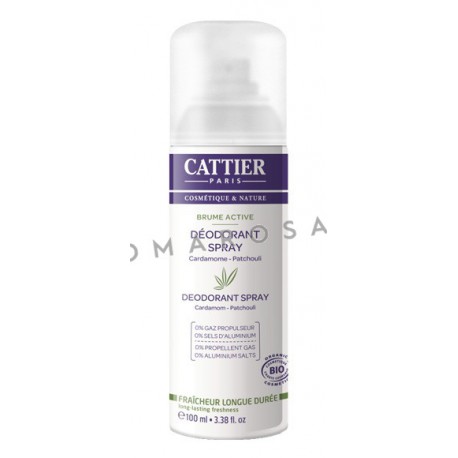 Cattier Déodorant Spray Brume Active 100 ml