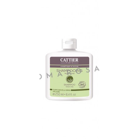 Cattier Shampooing à l'Argile Verte Cheveu Gras 250 ml 