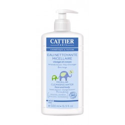 Cattier Eau Nettoyante Micellaire Bébé 500 ml