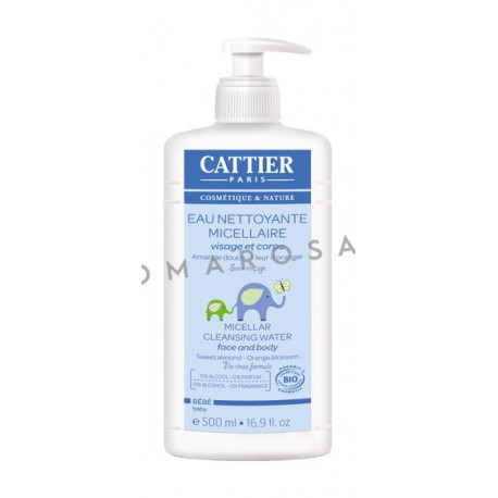 Cattier Eau Nettoyante Micellaire Bébé 500 ml