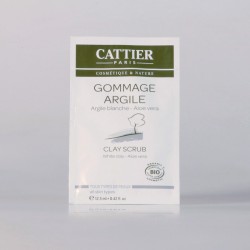 Cattier Gommage à l'Argile Blanche Sachet Unidose