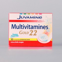 Juvamine Fizz Multivitamines Gold 22 30 Comprimés Effervescents