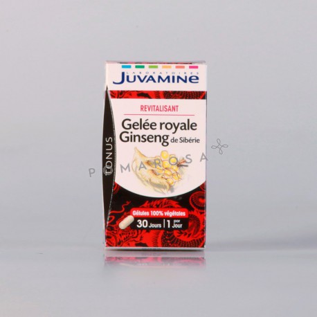 Juvamine Gelée Royale Ginseng 30 Gélules Végétales