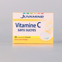 Juvamine Vitamine C Sans Sucres 30 Comprimés à Croquer