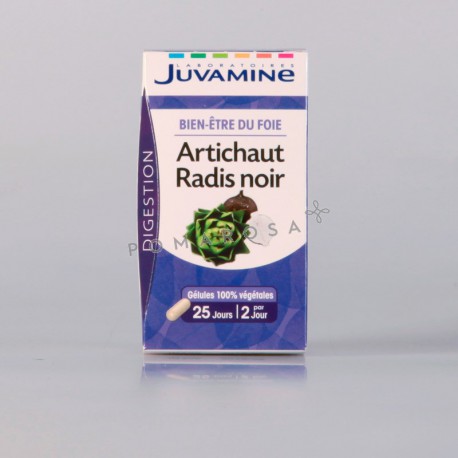 Juvamine Artichaut Radis Noir 50 Gélules