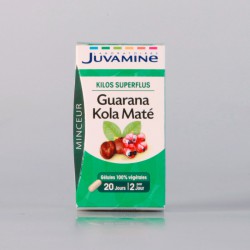 Juvamine Guarana Kola Maté 40 Gélules