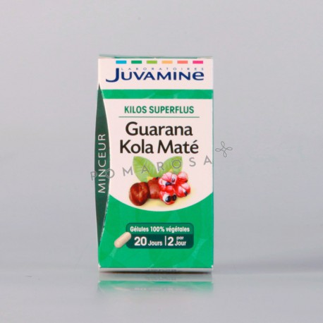 Juvamine Guarana Kola Maté 40 Gélules