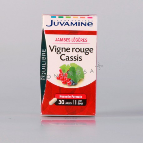 Juvamine Vigne Rouge Cassis 30 Gélules