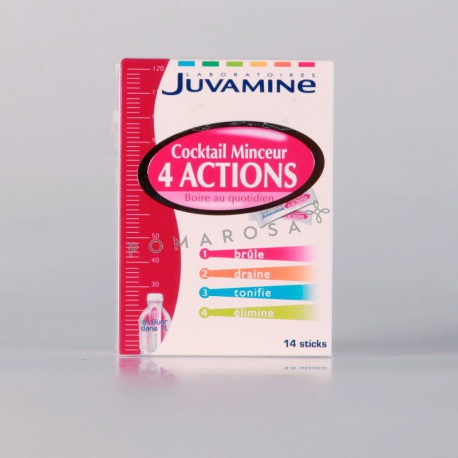 Juvamine Cocktail Minceur 4 Actions 14 Sticks