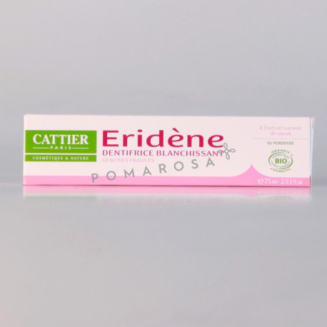 Cattier Eridène Dentifrice Blanchissant Gencives Fragiles 75 ml