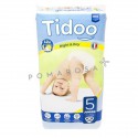 Tidoo Couches Jetables Écologiques Night & Day 5 Junior 12 - 25 Kg