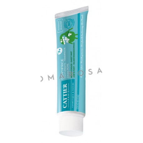 Cattier Dentifrice Enfants 7 Ans et + Goût Menthe Douce 50 ml