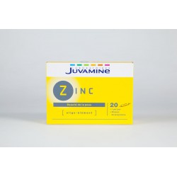 Juvamine Zinc Beauté de la peau 20 ampoules 5ml