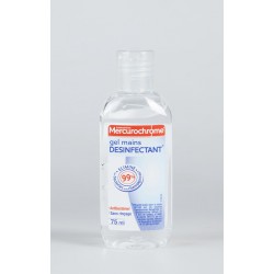 Mercurochrome Gel Mains Désinfectant Antibactérien 75ml