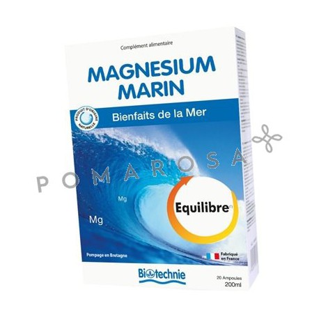 Biotechnie Cure Magnésium Marin 20 Ampoules