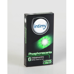 Intimy 6 Préservatifs Phosphorescents