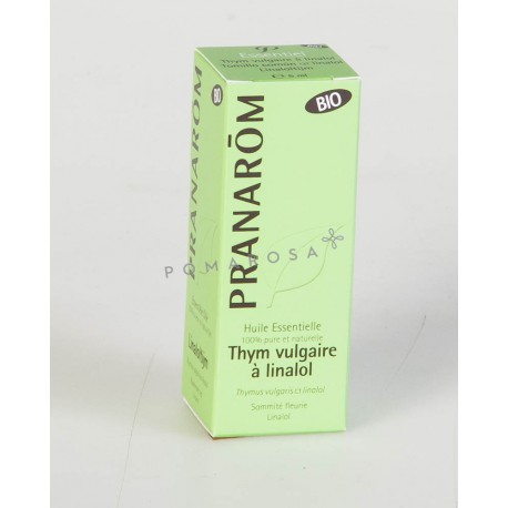 Pranarôm Huile Essentielle Bio Thym vulgaire à linalol 5 ml