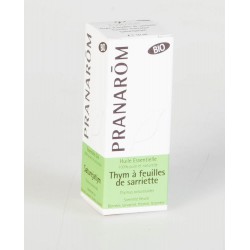 Pranarôm Huile Essentielle Bio Thym à Feuilles de Sarriette 10 ml