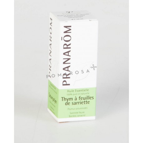 Pranarôm Huile Essentielle Thym à Feuilles de Sarriette 10 ml