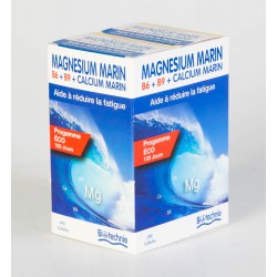 Biotechnie Magnésium Marin B6 Bio Lot de 2 X 100 Gélules