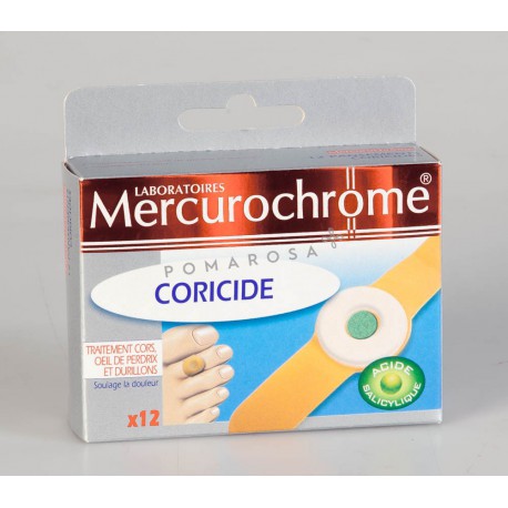 Mercurochrome Pansements Coricides 12 Unités