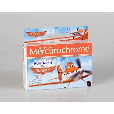 Mercurochrome Pansements Disney Planes 12 Unités