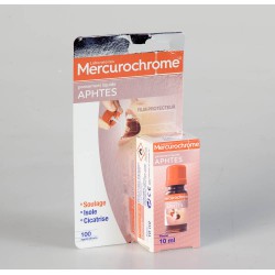 Mercurochrome Pansement Liquide Aphtes 10 ml