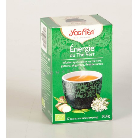 Yogi Tea Energie du Thé Vert 17 Sachets