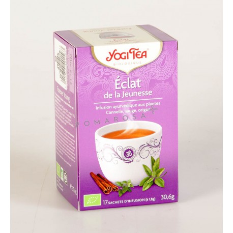 Thé Yogi Tea Eclat de la Jeunesse 17 Sachets