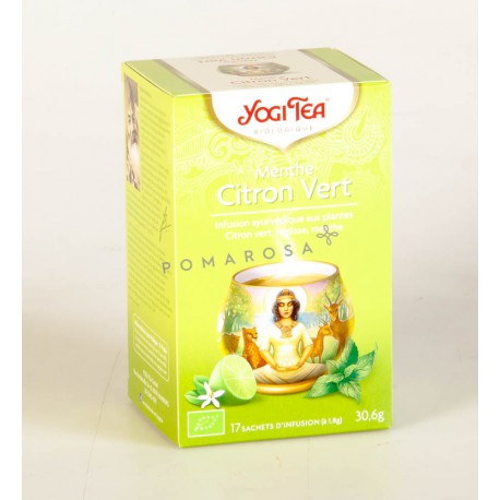 Thé Yogi Tea à la Menthe et au Citron Vert