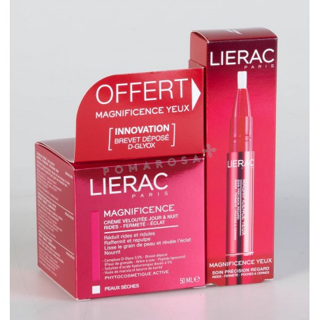 Lierac Magnificence Crème Veloutée Jour et Nuit 50 ml + Soin Yeux Offert