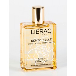 Lierac Sensorielle Huile de Soin Régénérante aux 3 Fleurs Blanches 100 ml